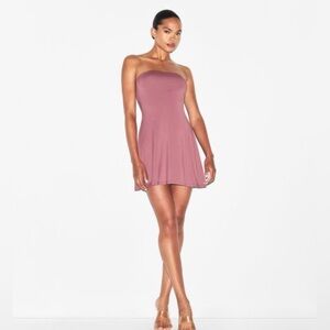 SKIMS Strapless Mauve Dress